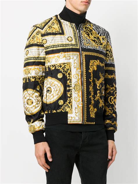 versace jacket men|versace bomber jackets for men.